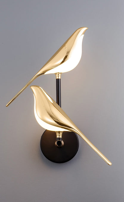LumiBird - Lampada da parete LED a forma di uccello scandinavo
