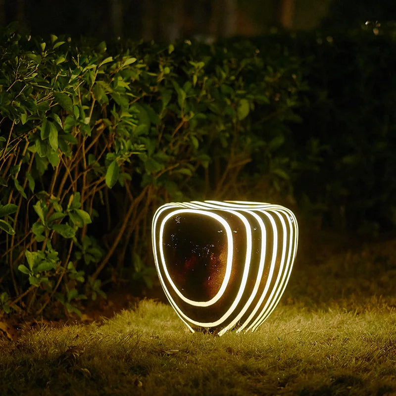 Nivora | Creatieve Steen Tuinlamp