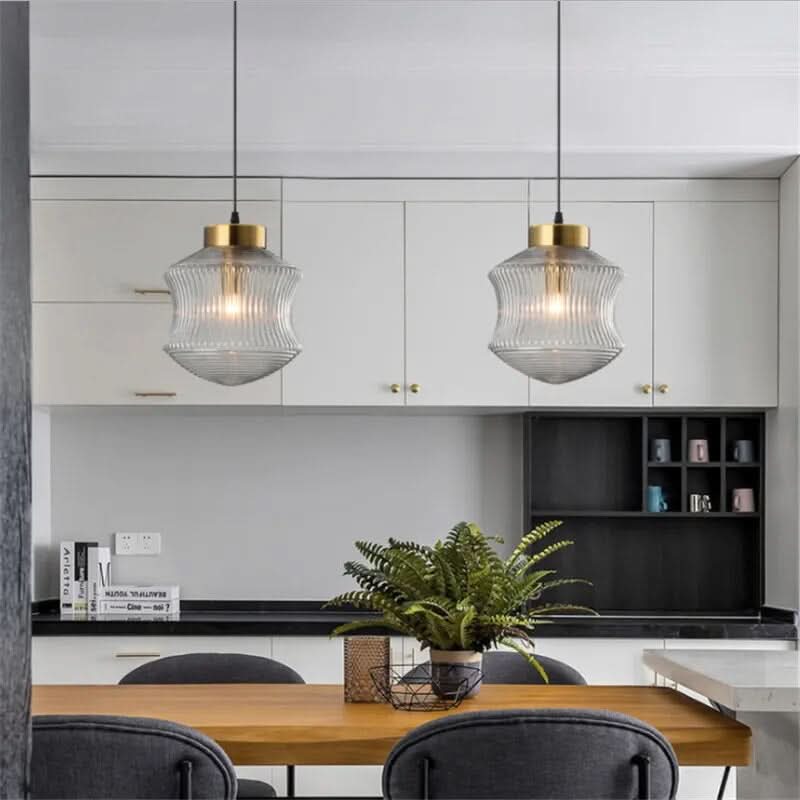 Racowamp - Lampa wisząca ze szkła w stylu nordyckim