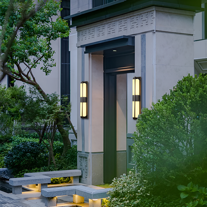 Brighton Marble Outdoor Wall Lamp