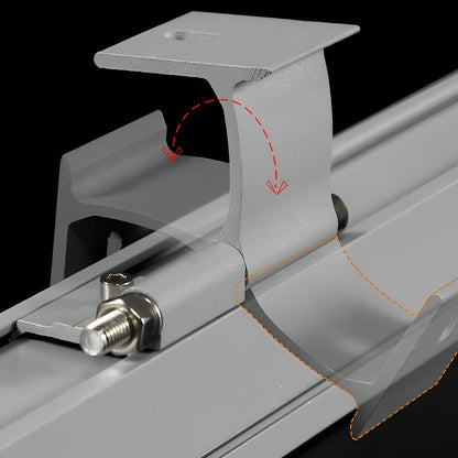 LED Wandlamp Buiten met Baffle en Verstelbare Hoek – Aluminium, Tempered Glass, IP65, Warm Wit en Wit Verlichting 5