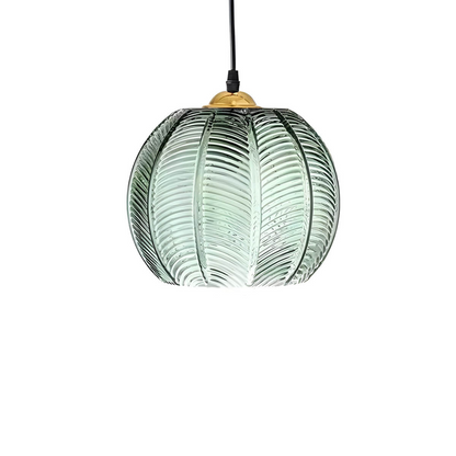 SINO | Lampa wisząca w stylu retro z żelaza i szkła z oświetleniem LED