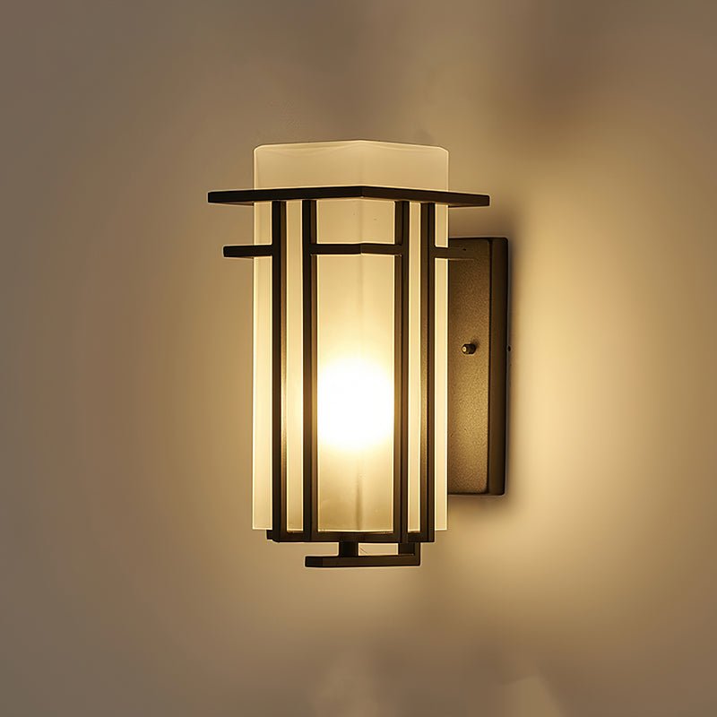 ARVINA Wandlamp Buiten – Retro IJzeren Design met Glas – IP65 – E27 Fitting