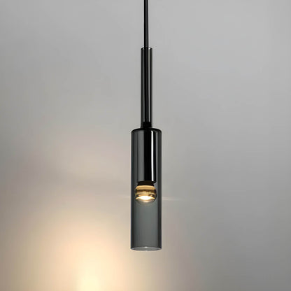 Lampada a sospensione NORDAVI – Lampada cilindrica in vetro con design scandinavo e luce LED calda