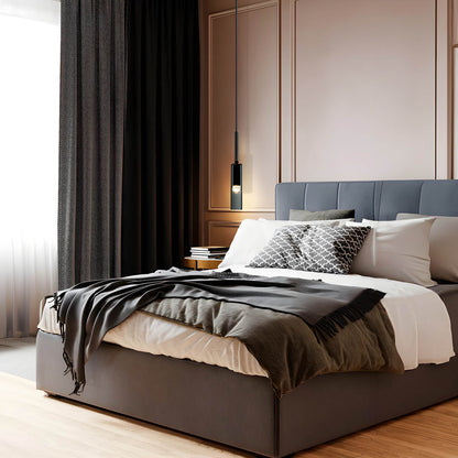 Lampada a sospensione NORDAVI – Lampada cilindrica in vetro con design scandinavo e luce LED calda