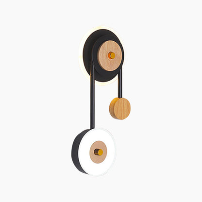 AcriLume Lampada da Parete - Design Moderno Unico con Legno e Acrilico