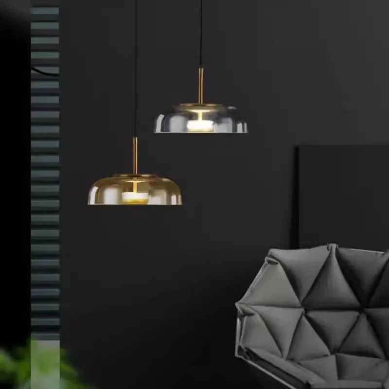 MetroLuxe Lampa wisząca LED | Ø23cm | Nowoczesny design | Regulowana wysokość