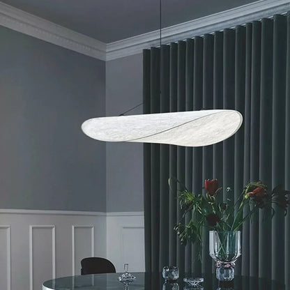 Lampada a sospensione SILKWAVE – Design organico fatto a mano con calda luce