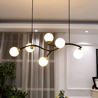 Embracion - Lampada da soffitto con sfere di vetro