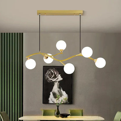 Embracion - Lampada da soffitto con sfere di vetro