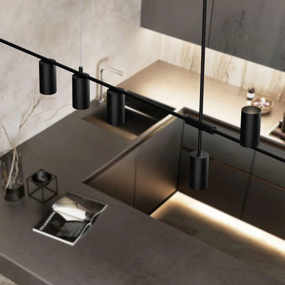 ALVARA Hanglamp – Design Pendelarmatuur met Dubbele Lichtuitstraling & Cilindervormige Spots