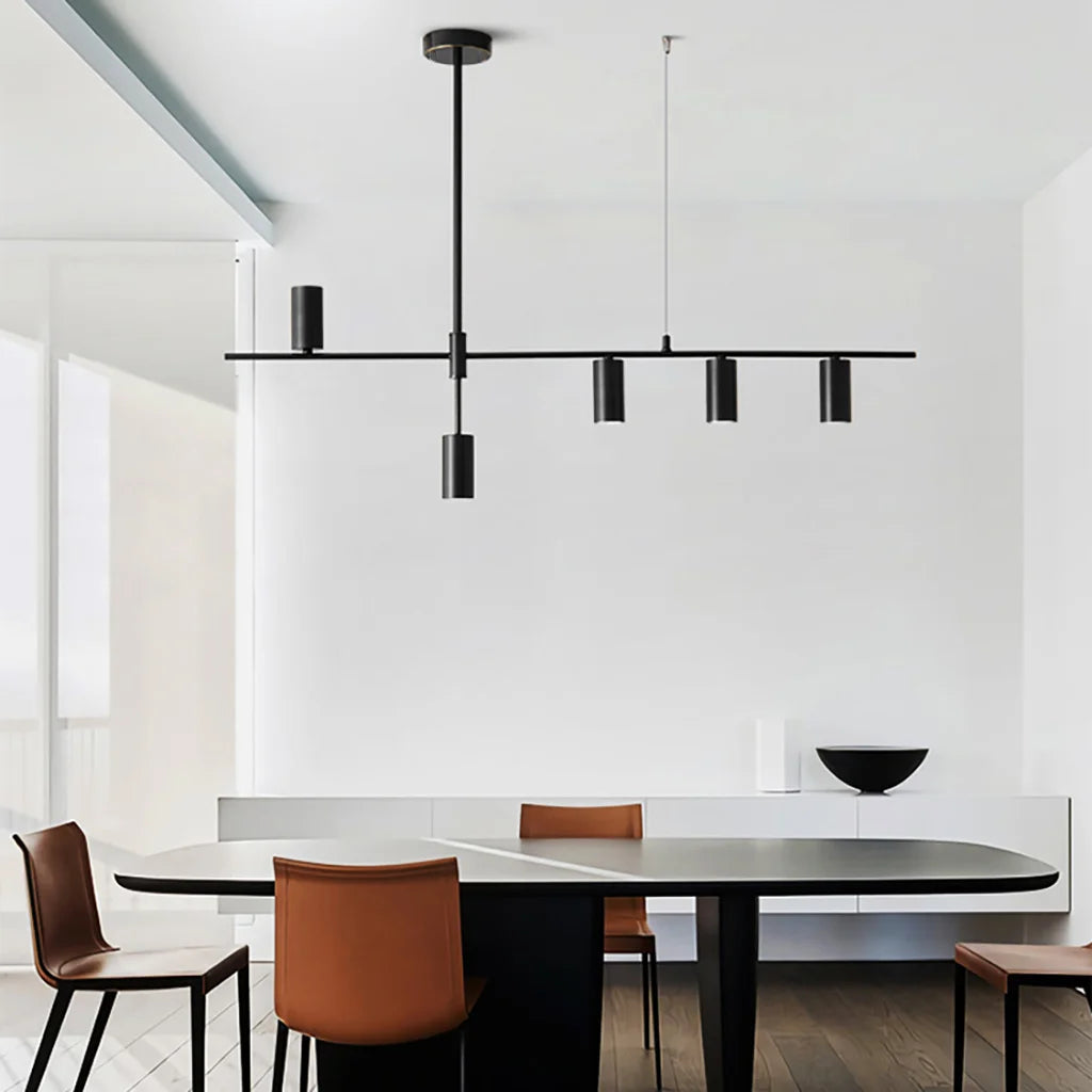 ALVARA Hanglamp – Design Pendelarmatuur met Dubbele Lichtuitstraling & Cilindervormige Spots