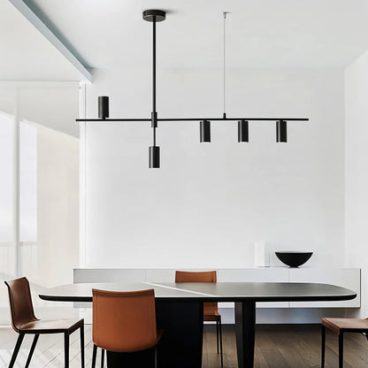 ALVARA Hanglamp – Design Pendelarmatuur met Dubbele Lichtuitstraling & Cilindervormige Spots