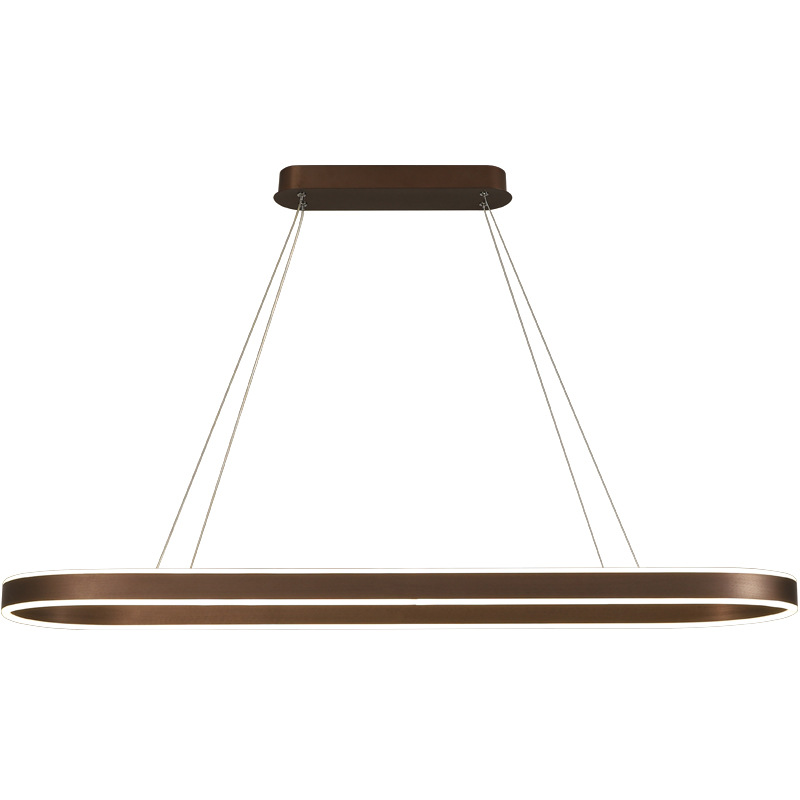 AURELIA Lampadario da Cucina – Lampada Design Oro Rosa con Illuminazione LED per Tavolo da Pranzo o Isola Cottura