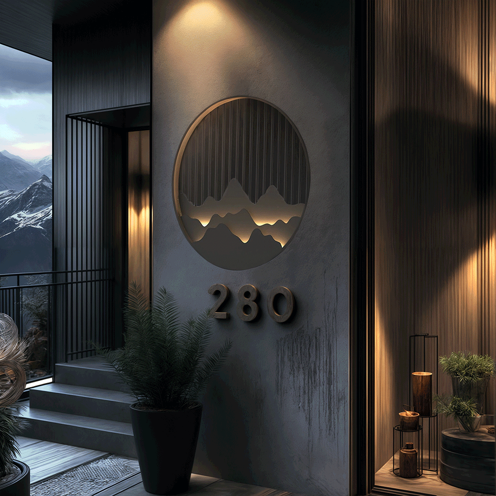 WeerLicht | Nowoczesna Wodoodporna Lampa Ścienna LED – IP55 – Stal Nierdzewna – Do Wewnątrz i Na Zewnątrz – Czarny Mat