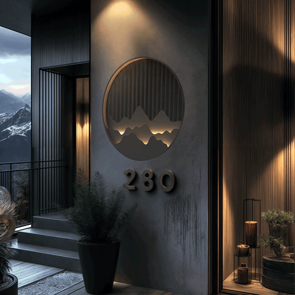 WeerLicht | Nowoczesna Wodoodporna Lampa Ścienna LED – IP55 – Stal Nierdzewna – Do Wewnątrz i Na Zewnątrz – Czarny Mat