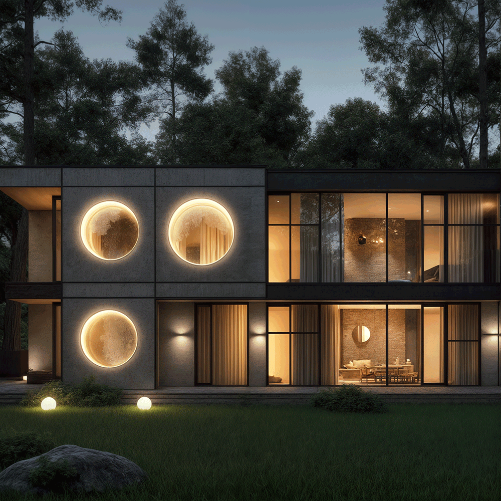 NYRA Eclipse Lampada da Parete da Esterno