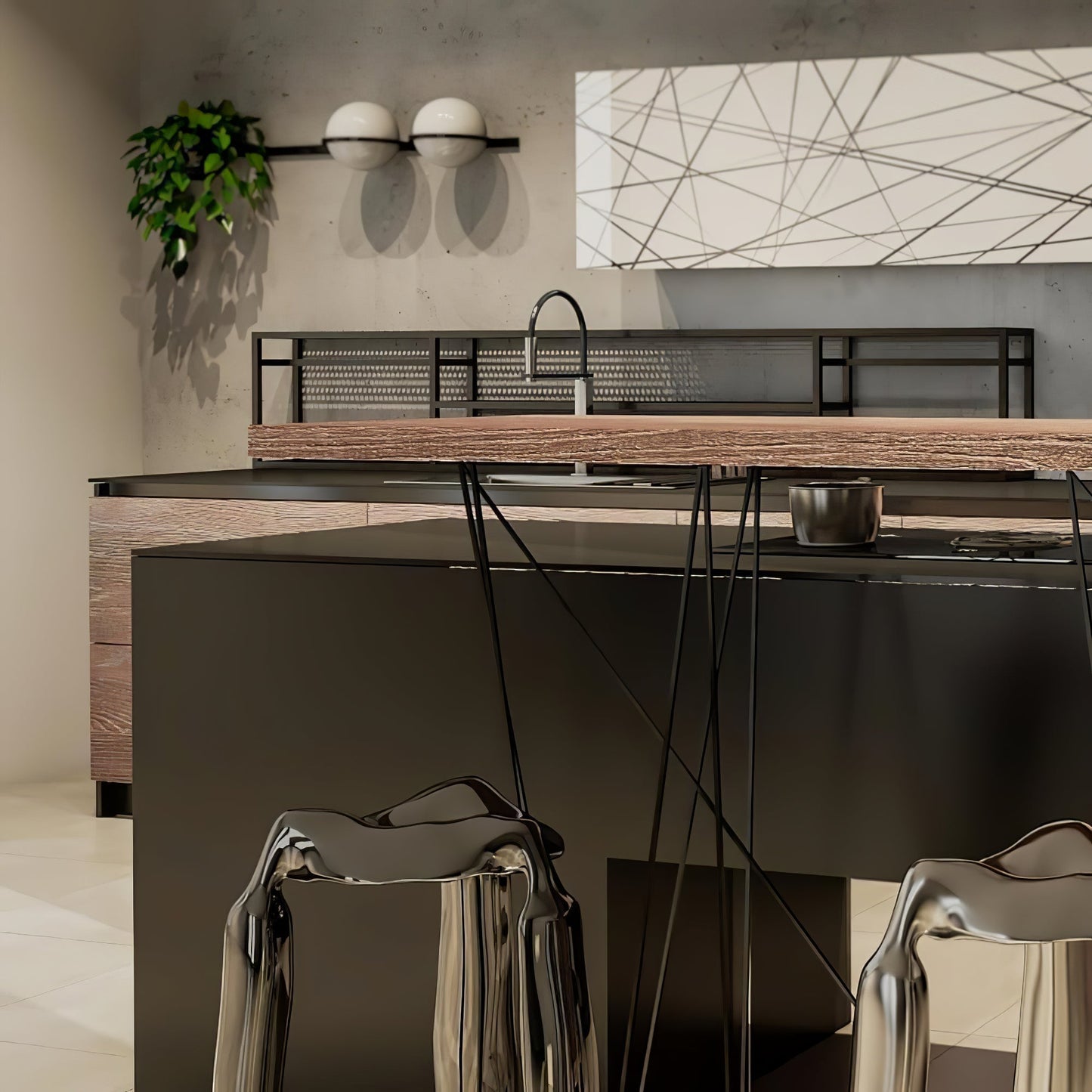 Solstice Buiten Wandlamp