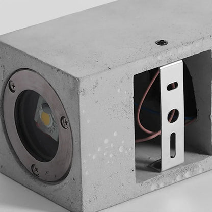 Olivéa | Zewnętrzna lampa ścienna Cement IP65