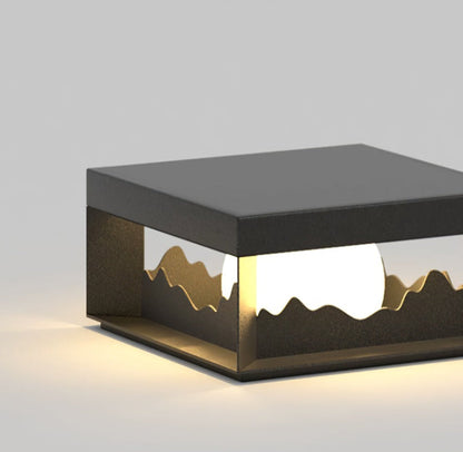 Xylo | Lampa zewnętrzna VZN z ogrodzeniem na energię słoneczną