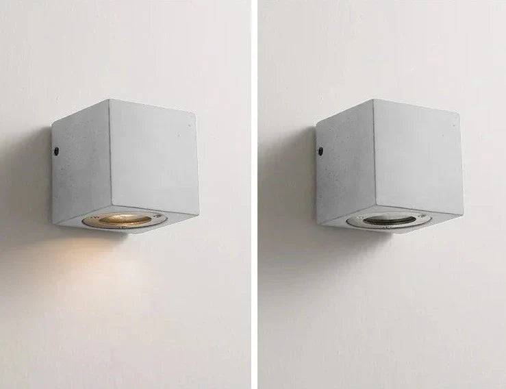 Olivéa | Zewnętrzna lampa ścienna Cement IP65