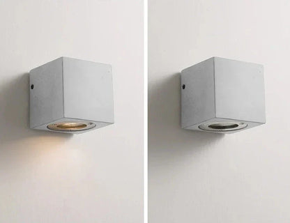 Olivéa | Zewnętrzna lampa ścienna Cement IP65