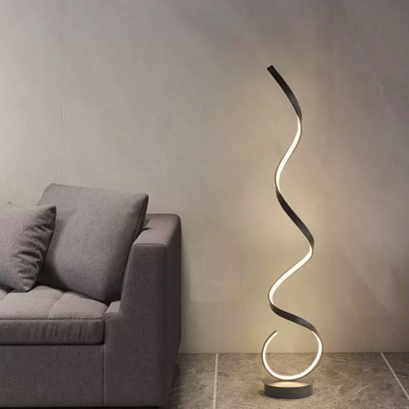 Gedraaide design vloerlamp