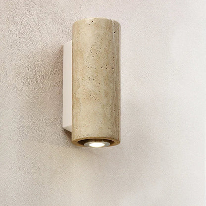 Lunara Wabi-Sabi Wandlampe im Stein-Marmor-Stil