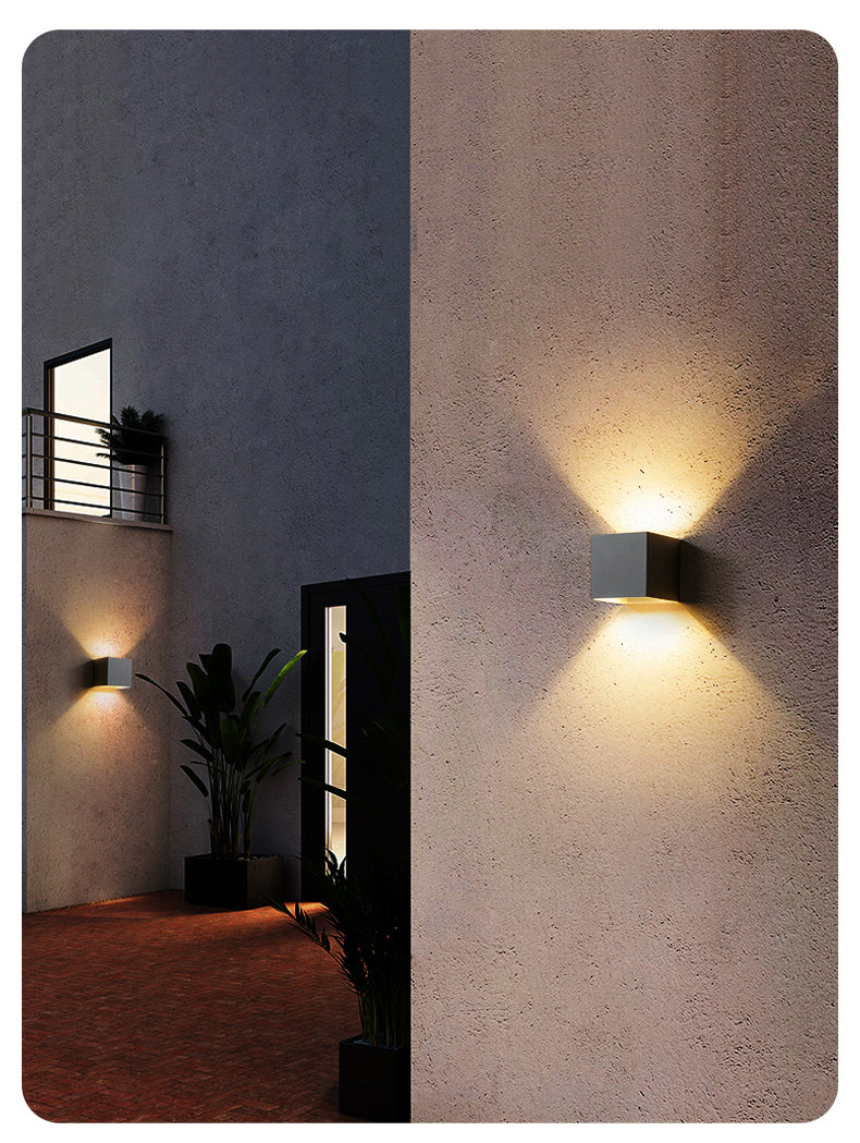 Suntra | Minimalistyczna lampa ścienna zewnętrzna