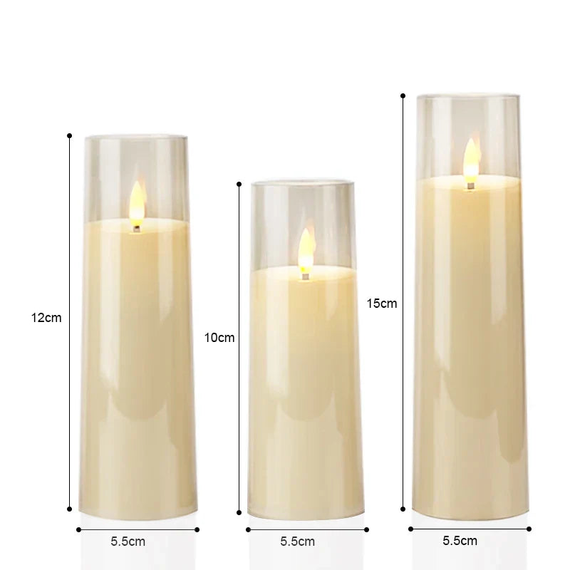 Candleset Lux - Set di Candele LED Tremolanti per Decorazione
