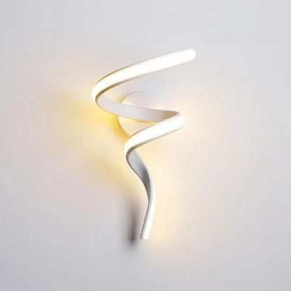 Spiraalvormig muurlicht