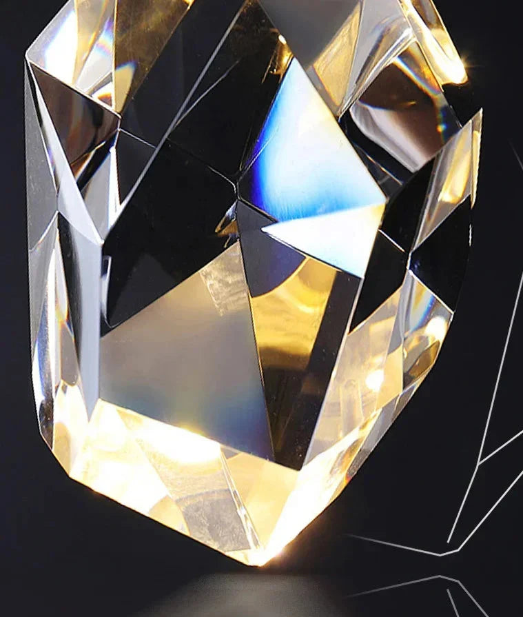 Nina - Pendelleuchte 5-Glas-Kristall-Deckenlampe