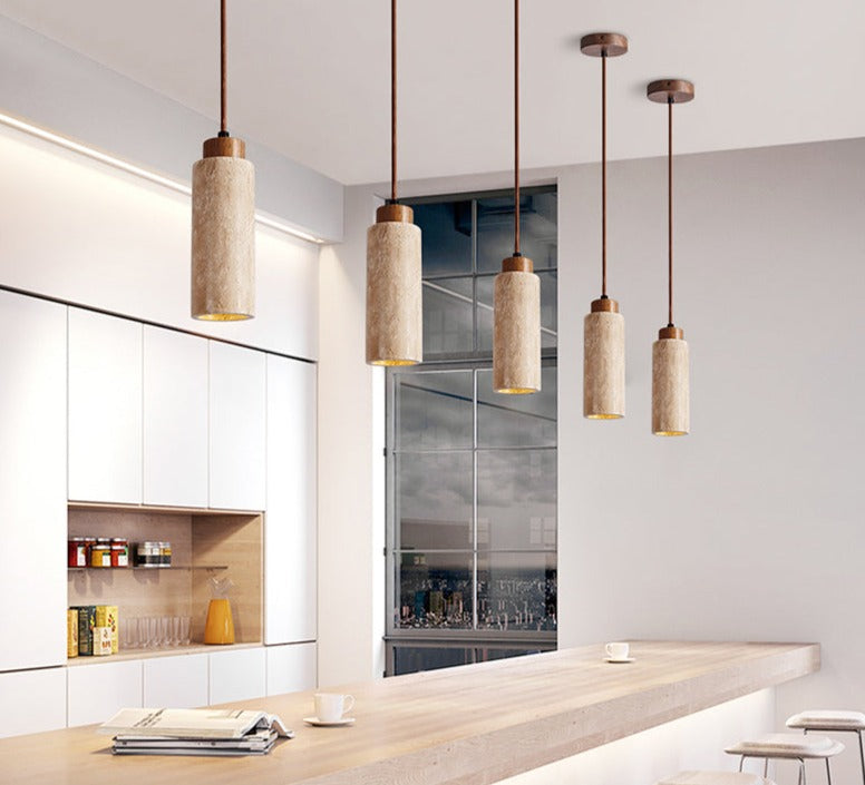 Wisiorek z marmuru Wabi-Sabi