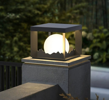 Xylo | Lampa zewnętrzna VZN z ogrodzeniem na energię słoneczną