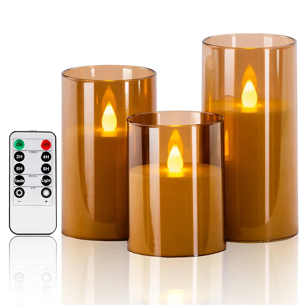 Candleset Lux - Set di Candele LED Tremolanti per Decorazione