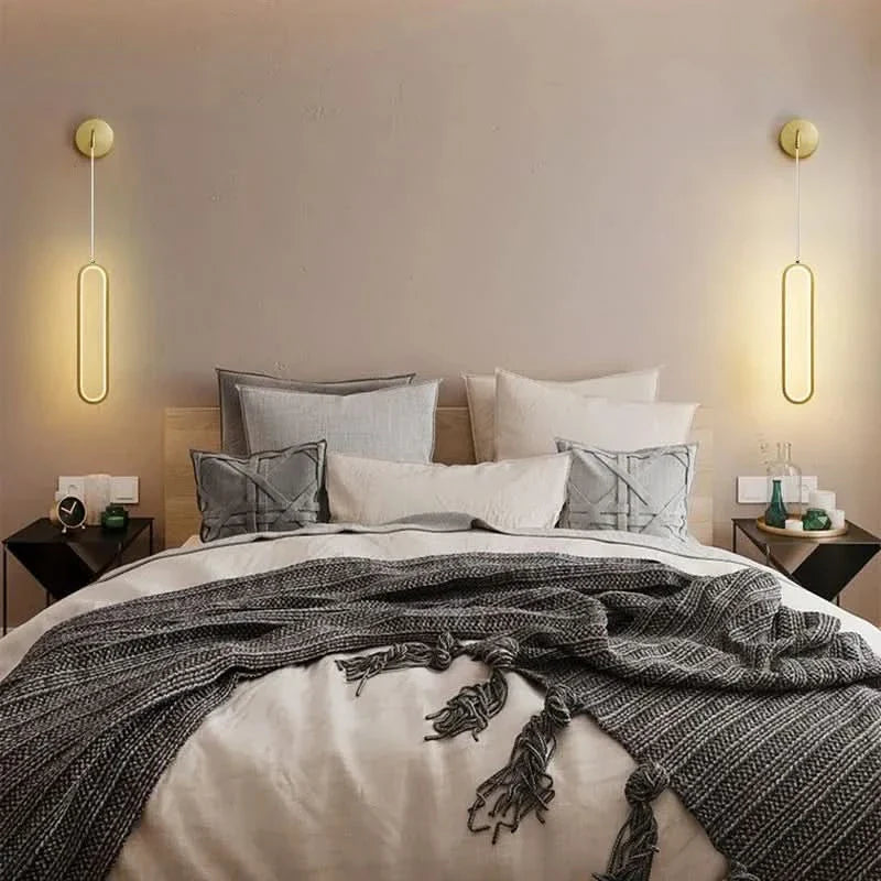 Lampada da parete luminosa