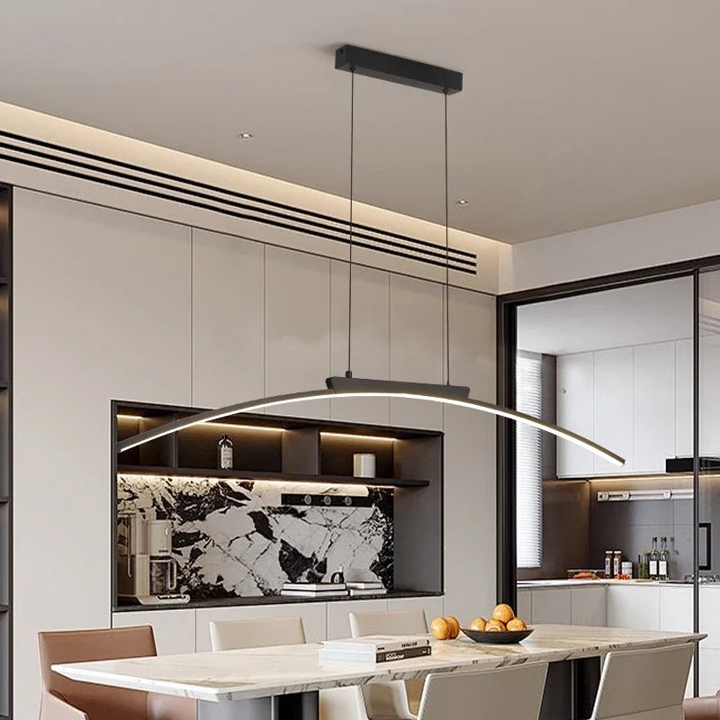 Aria - Lampada a sospensione ad arco LED