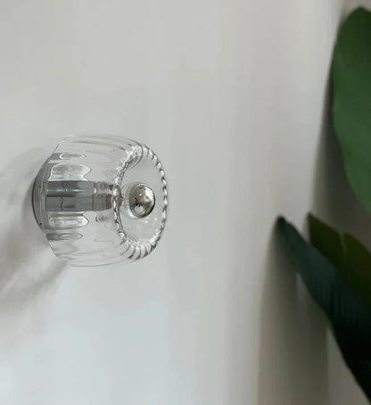 Nordhaus | Lampada da parete scandinava minimalista in vetro e metallo | Attacco E14