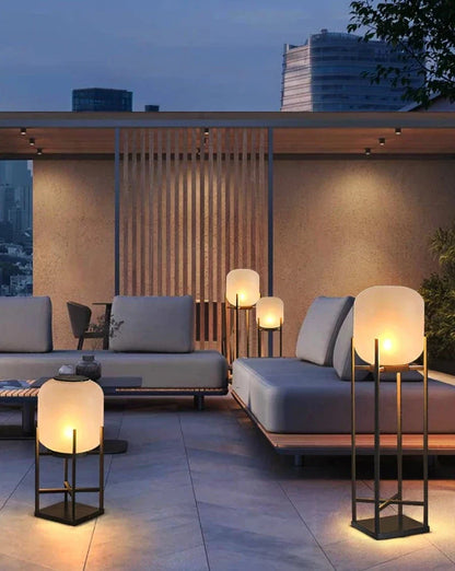 Brion | Wodoodlna Lampa Ogrodowa Podłogowa