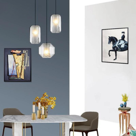 Noordse ophanging giet kunst