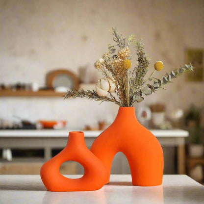 FjordFlare | Vaso Nordico Arancione Senza Tempo