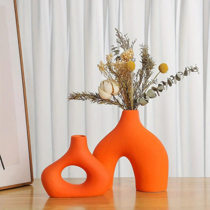 FjordFlare | Vaso Nordico Arancione Senza Tempo