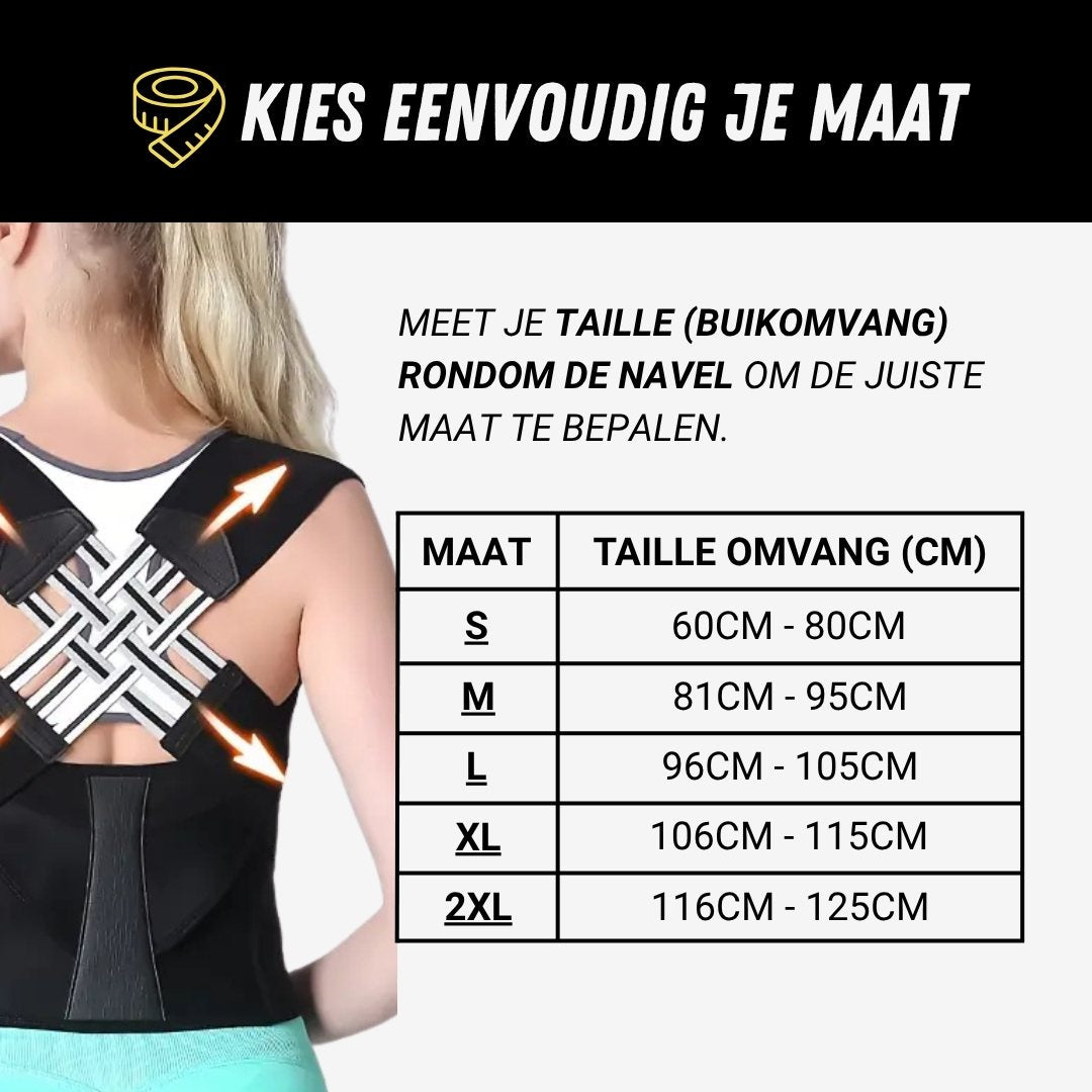SpineEase™ | Houdingcorrector voor Minder Pijn