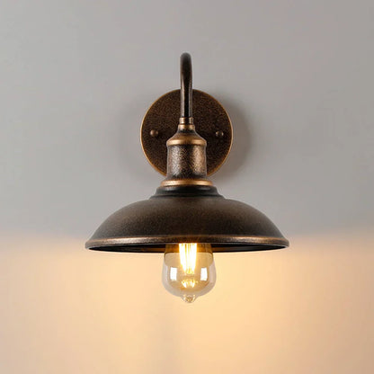 LONI Klassieke Buitenlamp met Zwanenhals | Weerbestendig & E27 Fitting