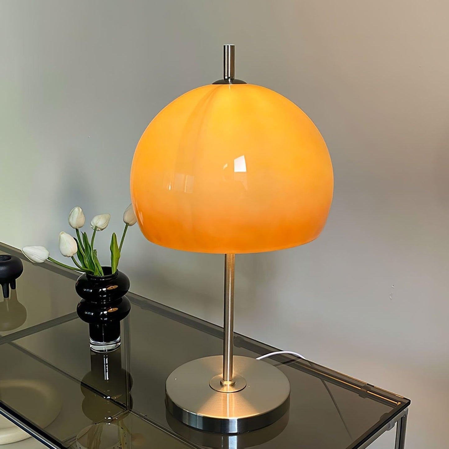 ToadBau | Lampa stołowa w stylu Bauhaus z motywem grzyba