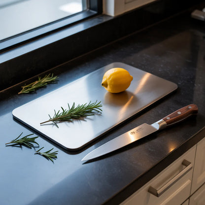 TitanPure | Higieniczna deska do krojenia z 100% czystego tytanu