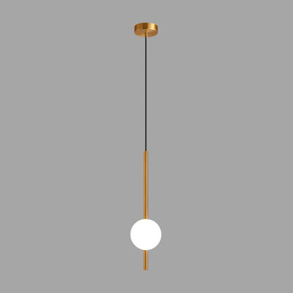 Glazora – Lampada a Sospensione Moderna con Sfera di Vetro | LED Caldo | Ø10cm