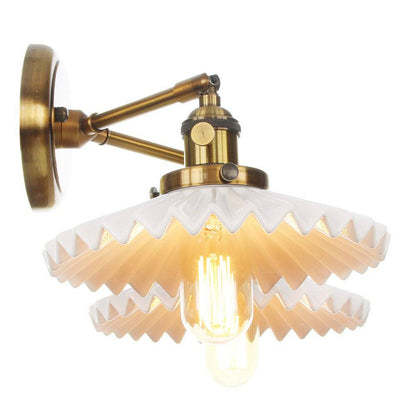 Aurio Retro- Ceramiczna lampa ścienna z podwójnym oświetleniem