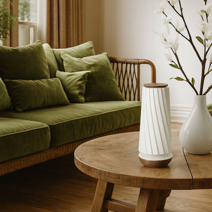 ScencaGlow | Diffusore di Aromi Minimalista con Bluetooth e Nebulizzazione a Freddo