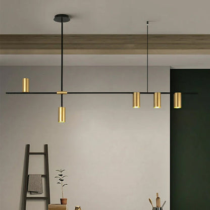 ALVARA Hanglamp – Design Pendelarmatuur met Dubbele Lichtuitstraling & Cilindervormige Spots